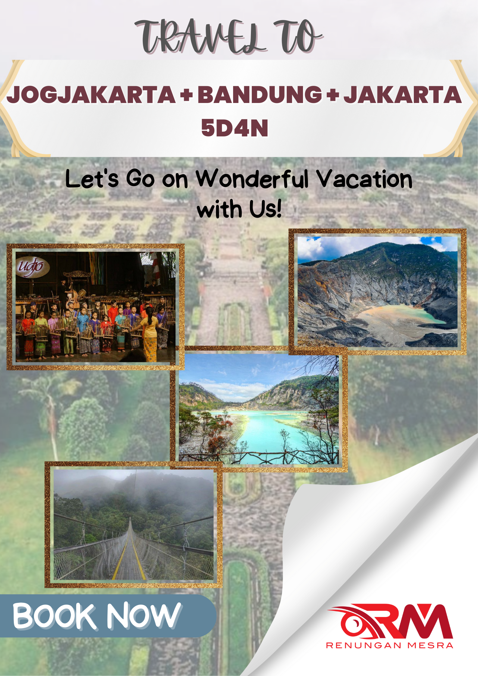 JOGJAKARTA + BANDUNG + JAKARTA 5D4N